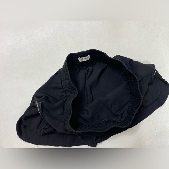 L'agence Front Zipper Pockets Mini Shorts Women Size 0 Black - Picture 5 of 8